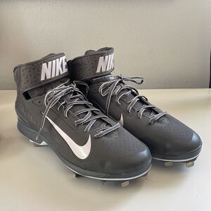 Nike 599235 Air Huarache Pro 3/4 Mid Metal Baseball Cleats